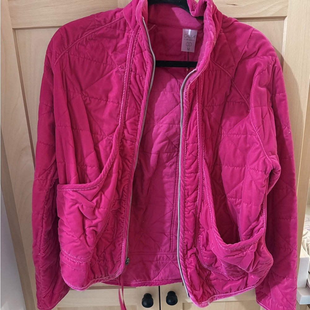 CALIA by Carrie Underwood Fuchsia Puffer Jacket